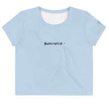 Load image into Gallery viewer, Subtropical ~ Classic Crop Top - Sky
