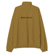 Load image into Gallery viewer, Tropical Sub Embroidered Recycled Tracksuit Jacket - Olive