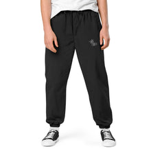 Load image into Gallery viewer, Tropical Sub Embroidered Recycled Tracksuit Trousers - Black